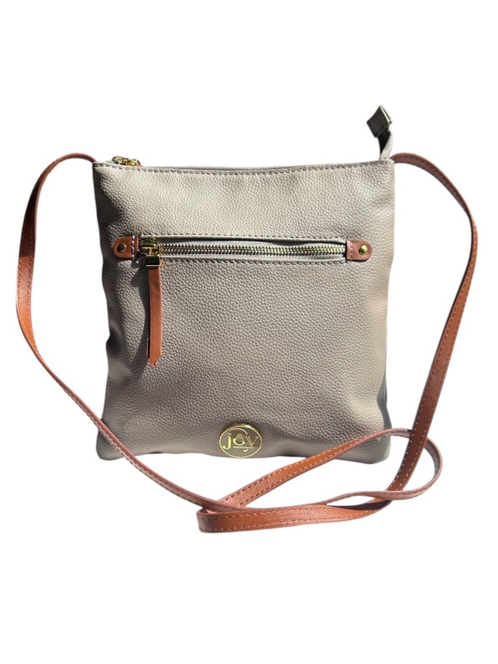 Joy Mangano "CHIC" Pebbled Leather Crossbody Bag LOOKS NEW